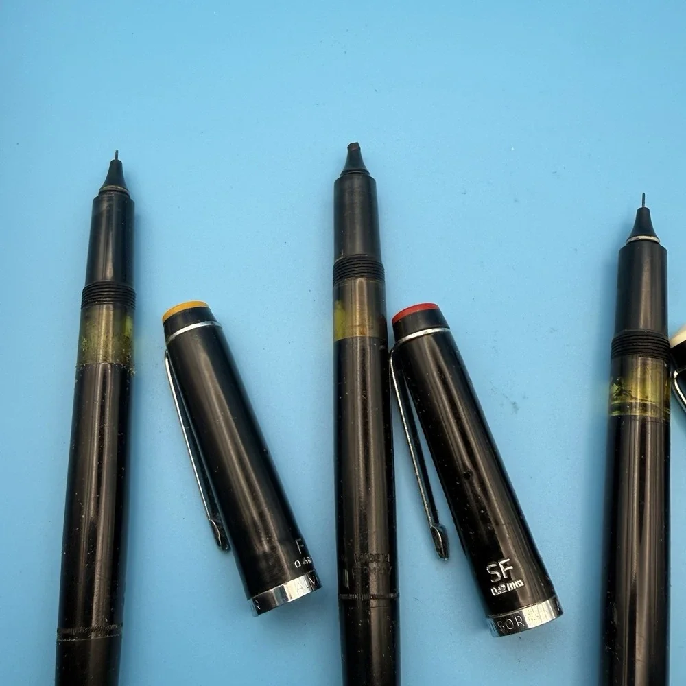Vintage Alvin Koh-I-Noor Rapidograph Technical Drafting Pens Germany Lot of 4